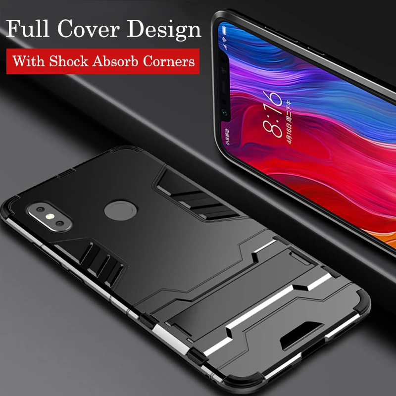 Силиконовый ударопрочный чехол для Xiaomi Redmi 5 Plus 4X Pocophone F1 Mi 8 A2 6X|Бамперы| |