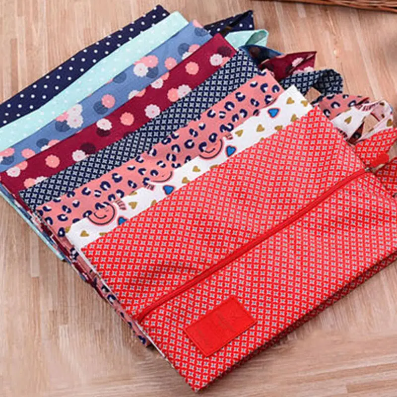 Multi-colored Portable Waterproof Shoe Bag Travel Folding Storage Organizer Zipper Toiletry Makeup Pouch | Дом и сад