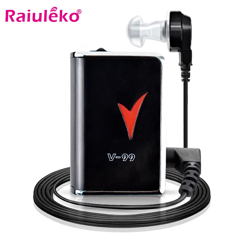 

Portable Elderly Deaf People Pocket Hearing Aid High Quality Sound Amplifier Adjustable Sound Receiver Pocket Care Earphone