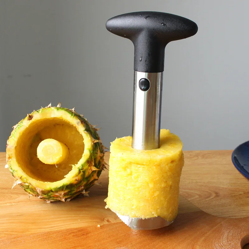 Нержавеющая сталь инструмент для очистки ананасов нож резки фруктов slicer спираль