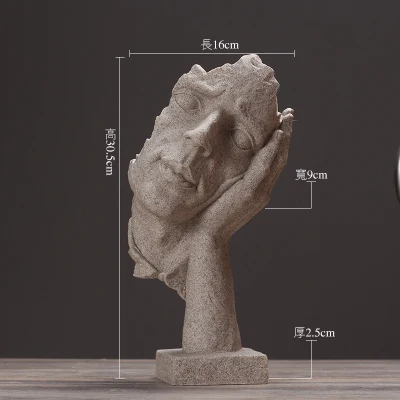 

Simple modern silence is gold ornament works of Art Home soft wear ornaments animal statue home decoration wedding