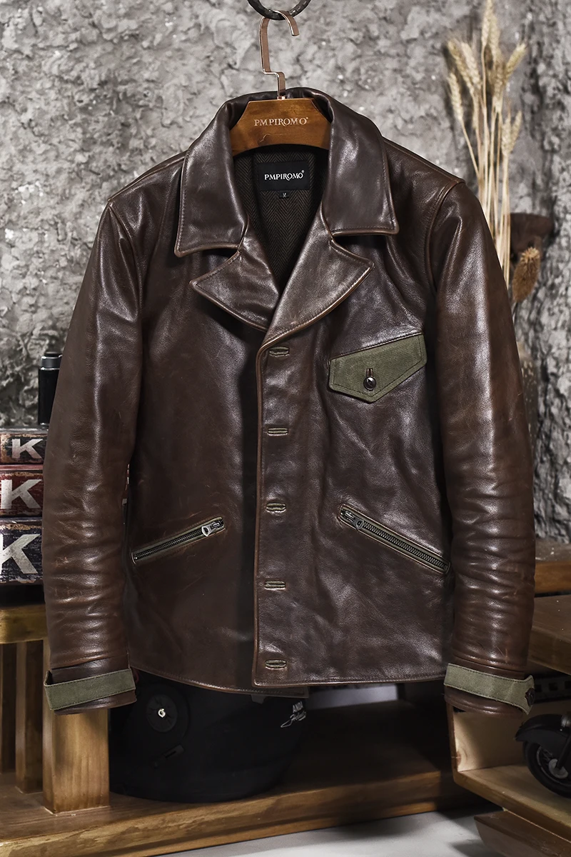 Мужская винтажная сумка 2020 корова холст зауженный крой короткие натуральная