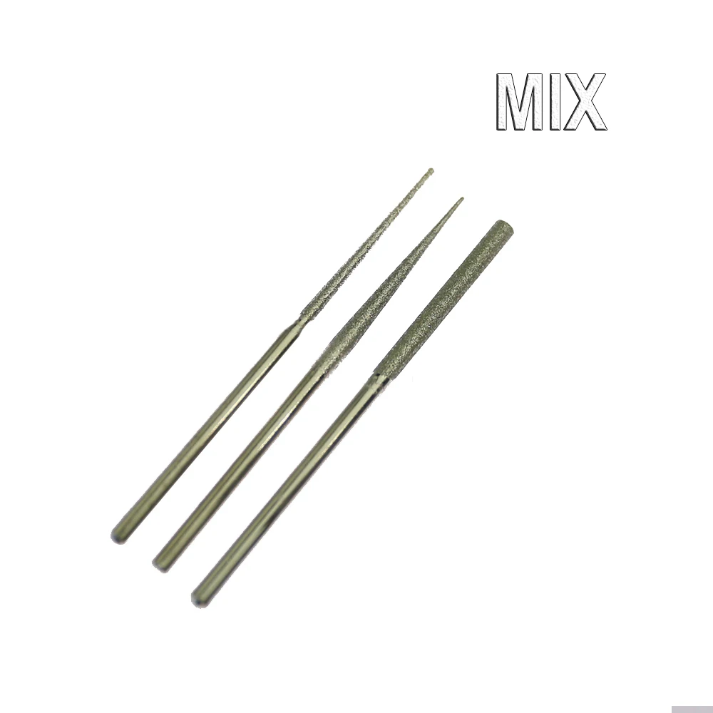 

Удлиненные шлифовальные сверла с алмазным напылением, 3 шт