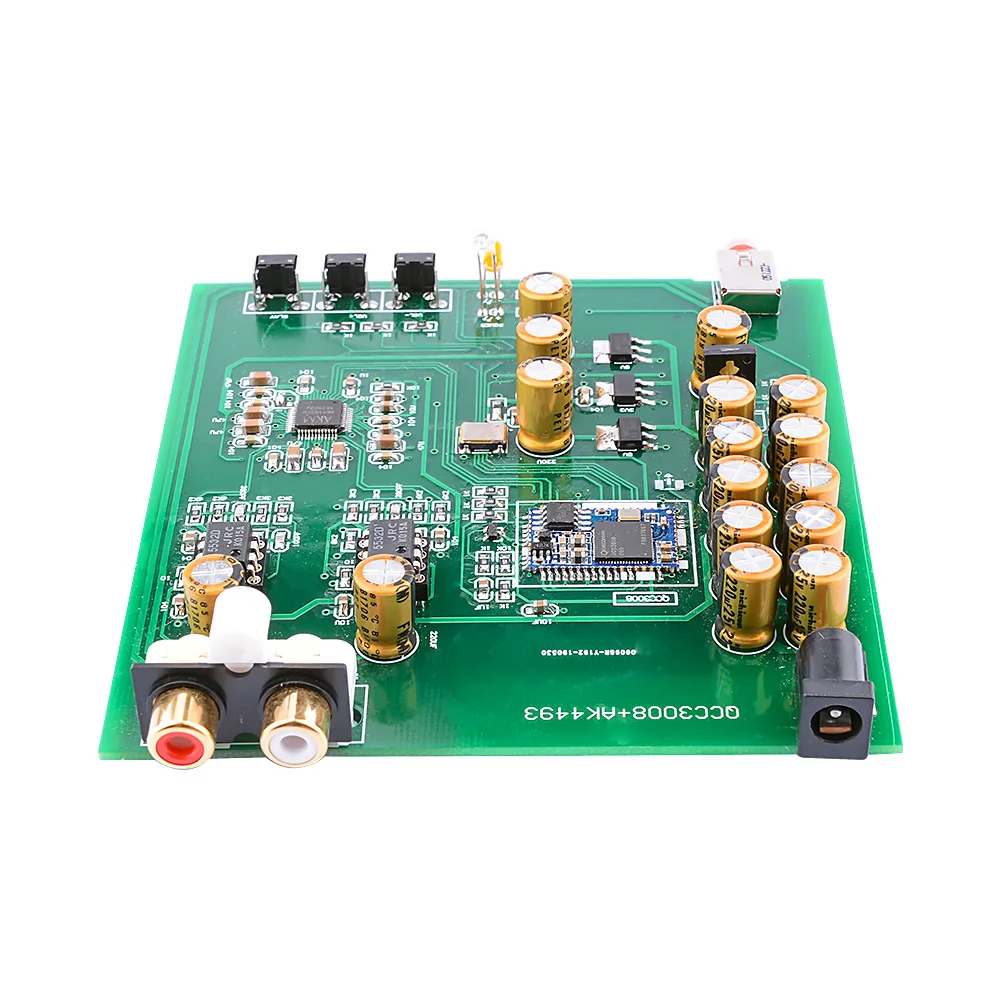 AIYIMA QCC3008 Bluetooth 5 0 декодер аудио Плата DAC AK4493EQ декодирование Op Amp IRC5532 Поддержка