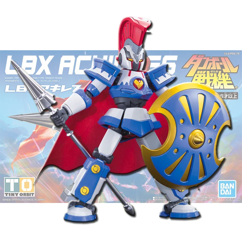 Оригинальная фигурка Ахиллеса Bandai WARS 57584 LBX 001 в сборе игрушки модели кукол |