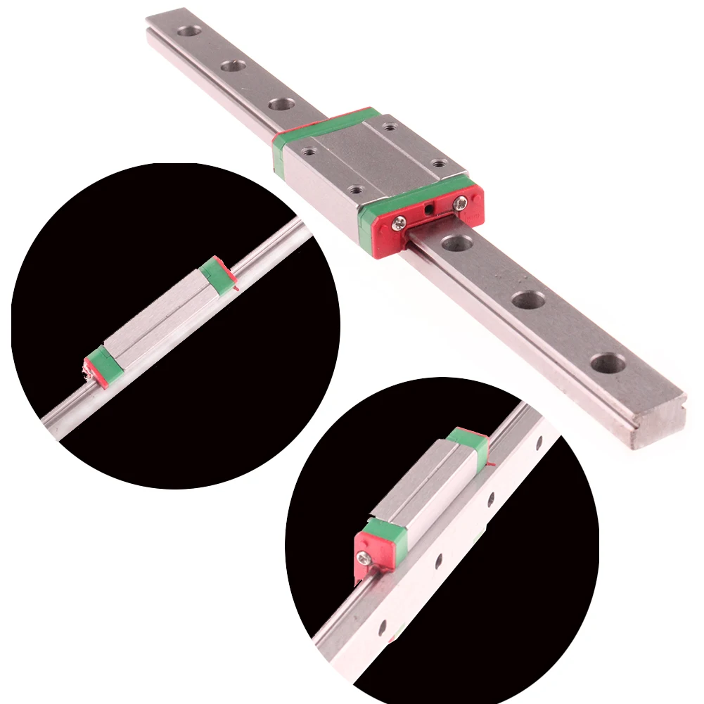 2pcs Linear Guide+2pcs MGN7 MGN9 MGN12 MGN15 Slide Block Miniature Rail Length 100mm-1000mm For 3D Printer CNC Parts | Обустройство