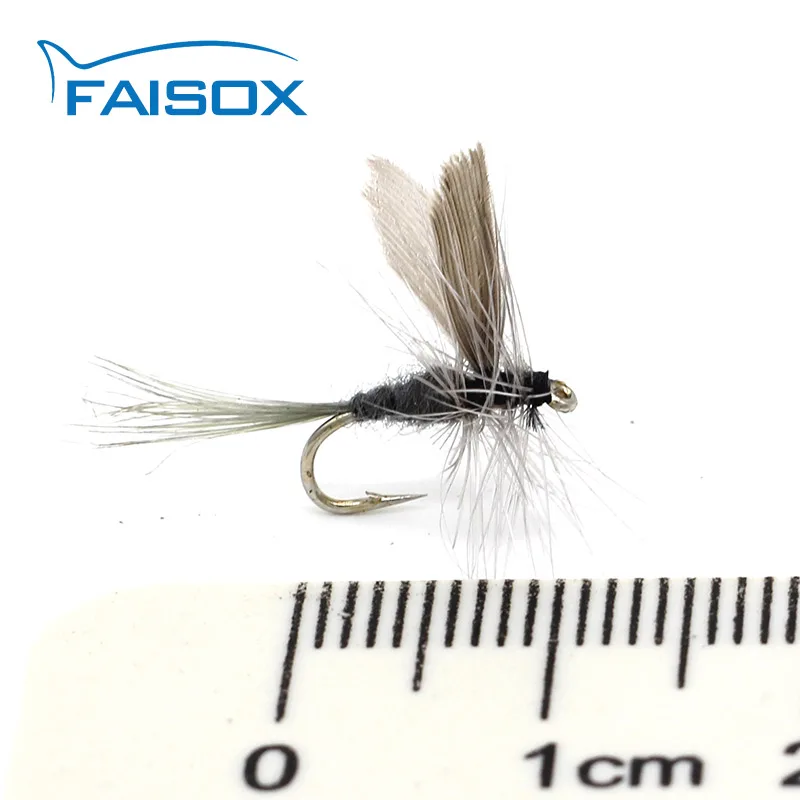 Faisox 6 шт. синие Дун засушенные мухи Fly рыболовные приманки для форель окунь рука