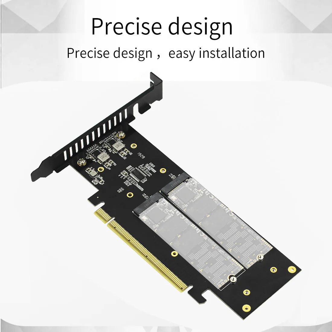 JEYI iHyper m.2 X16 до 4X NVME PCIE3.0 GEN3 X16 до 4* NVME RAID карта PCI-E VROC RAID Hyper M.2X16 M2X16 4X X4 NVME* 4 RAID