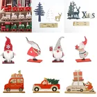 Рождественский деревянный поезд, украшение для дома, Рождество, Санта Клаус, подарки для детей, игрушка, новый год 2022, товары для вечеринок