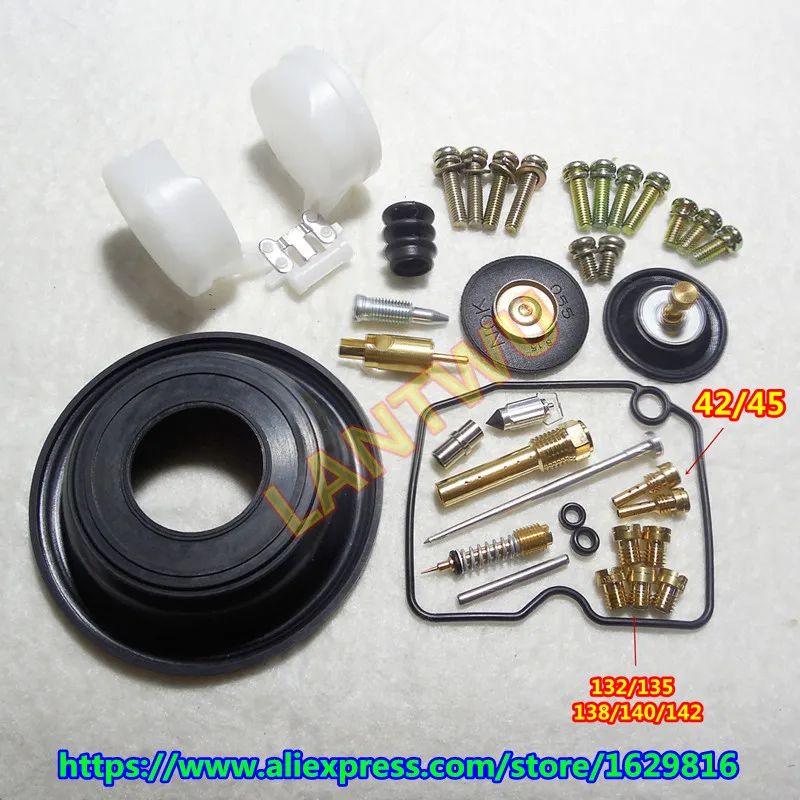 

(1 set $ 26) 2000~04 year KPS vulcan vn1500 Drifter carburetor repair kit Configure vacuum diaphragm and float