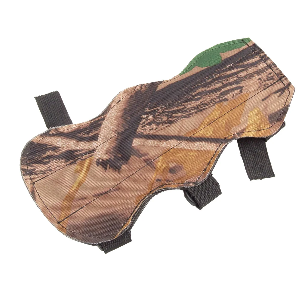 Camo 3 Strap Target Archery Arm Guard Safety Hunting Shooting Protection New