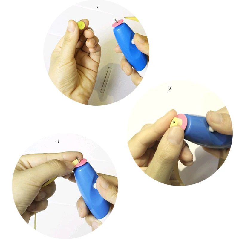 Электрический набор инструментов для квиллинга бумаги стальная ручка завивки