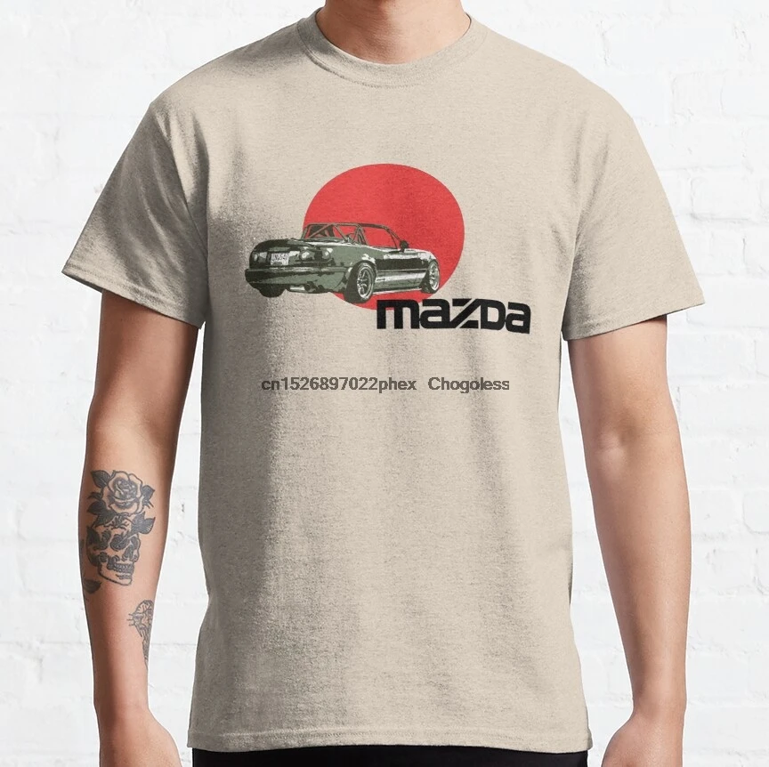 Футболки для мужчин и женщин Mazda Miata Red Sun | Мужская одежда