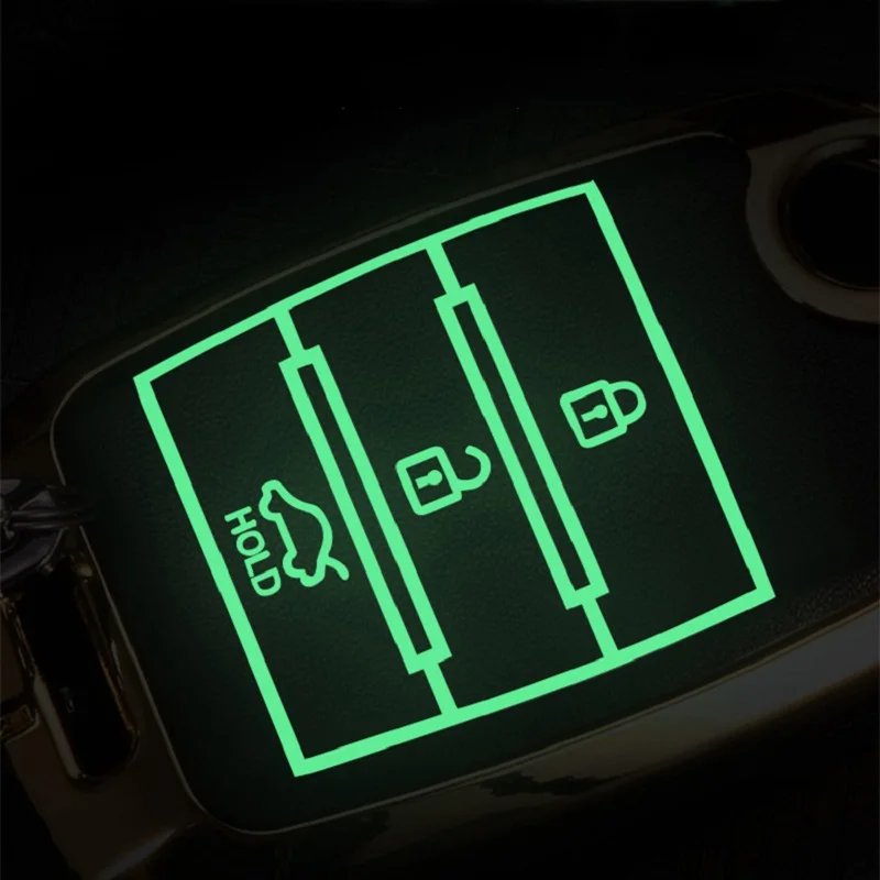 Новинка прочный светящийся чехол для автомобильных ключей из цинкового сплава Kia