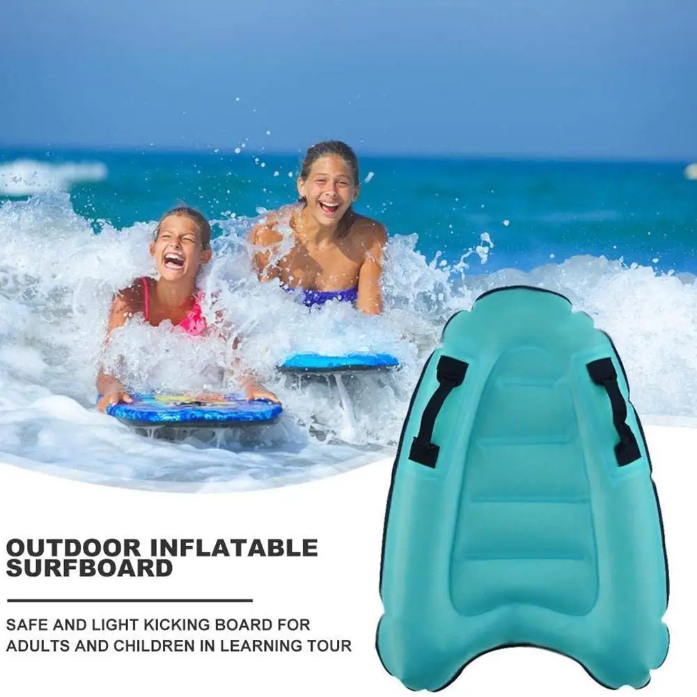 

Outdoor Inflatable Surfboard Portable Adult Child Safety Lightweight Kick Sea Surfing Ski Water Sports Safety Water Skiing Board