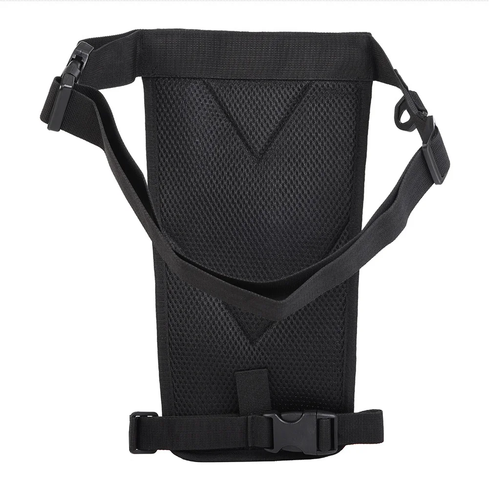 Портативный чехол-держатель для удочки сумка рыбалки дышащая черная на талии