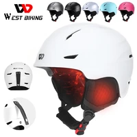 west biking winter warm cycling helmet adjustable mtb motorcycle electric bike safety cap men women ski snowboard bicycle helmet