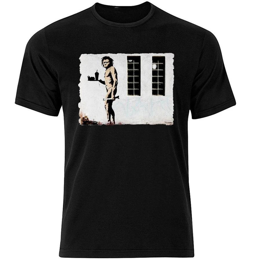 Apeman Banksy Graphic футболка с коротким и длинным рукавом Уличная футболка|Мужские