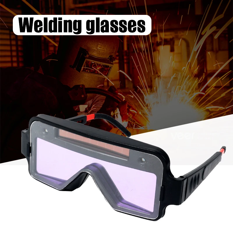 

Auto Darkening Welding Goggle Safety Protective Welding Glasses Anti-Flog Anti-glare Goggles DU55
