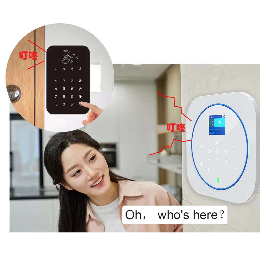 ZONCENT G12 Домашняя охранная сигнализация комплект Tuya Wi-Fi GSM поддержка приложений