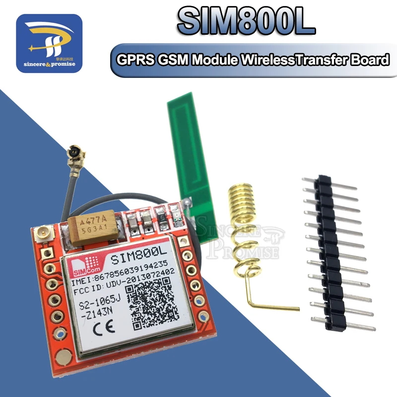Наименьший SIM800L GPRS GSM модуль Kit карта Micro SIM Core BOard четырехдиапазонный