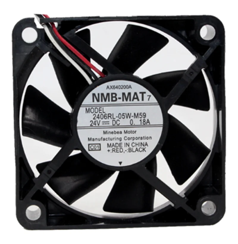Новый NMB MAT 60 мм 2406RL 05W M59 DC 24V 0.18A 6015 60*60*15 вентилятор охлаждения преобразователь