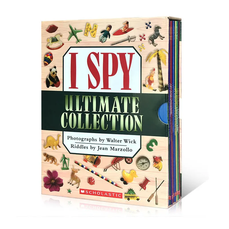 10 Books Box Set I Spy Ultimate Collection Visual discovery English Picture Book Early Education kids reading book 3-6 Years Art