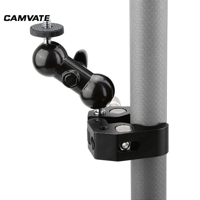 CAMVATE Супер Зажим краб зажим с 360 ° вращающийся мячик наголовное крепление для DSLR