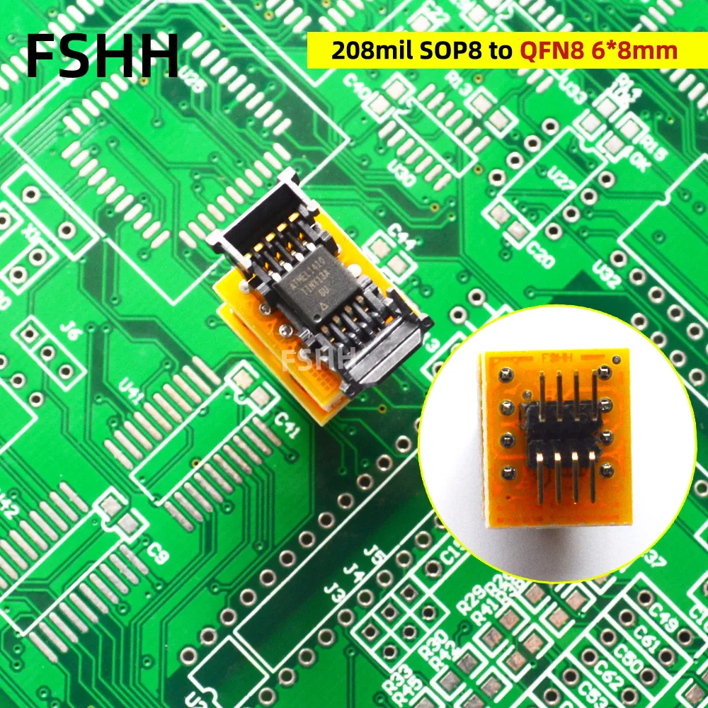 Мини розетка серия 208mil SOP8 до 6*8 мм QFN8 адаптер тестовая DFN8 WSON8 MLF8