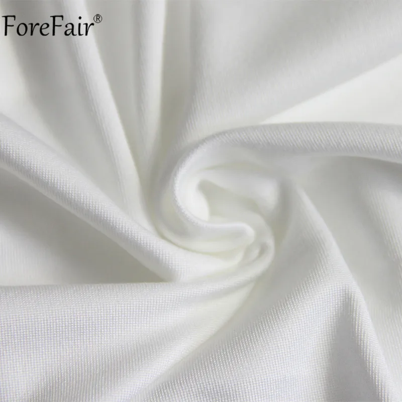 Женское Клубное облегающее платье с открытыми плечами ForeFair неоновое мини-платье