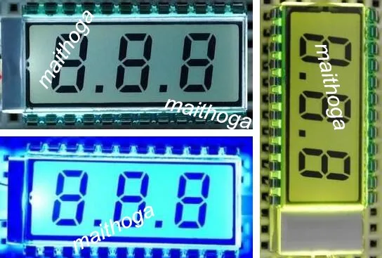 24PIN TN 3-разрядная ЖК-панель белая/желтая/зеленая/синяя подсветка 3 в | Электронные