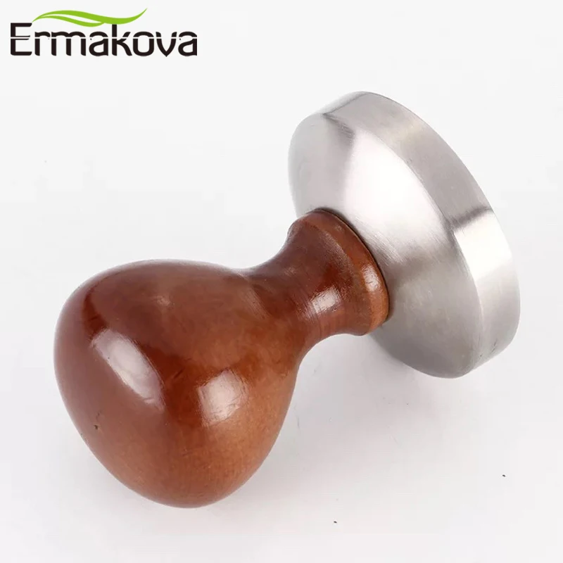 ERMAKOVA кофе тампер Палисандр Ручка Es пресс o порошок чайник плоский молоток 304
