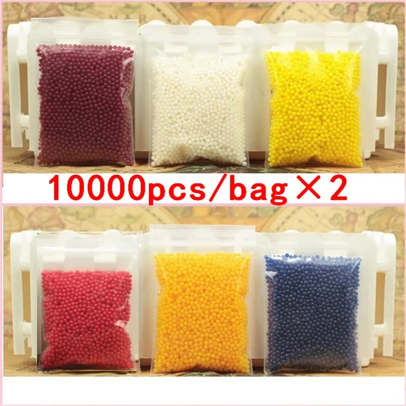 

20000pcs/bag Crystal Soil Hydrogel Gel Polymer Water Beads Orbiz Flower/Wedding/Decoration Growing Water Balls Big Home Decor