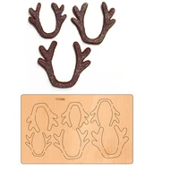 the christmas antler headdress wood mold yy1581 is compatible with most hand cut pieces cutting dies mold
