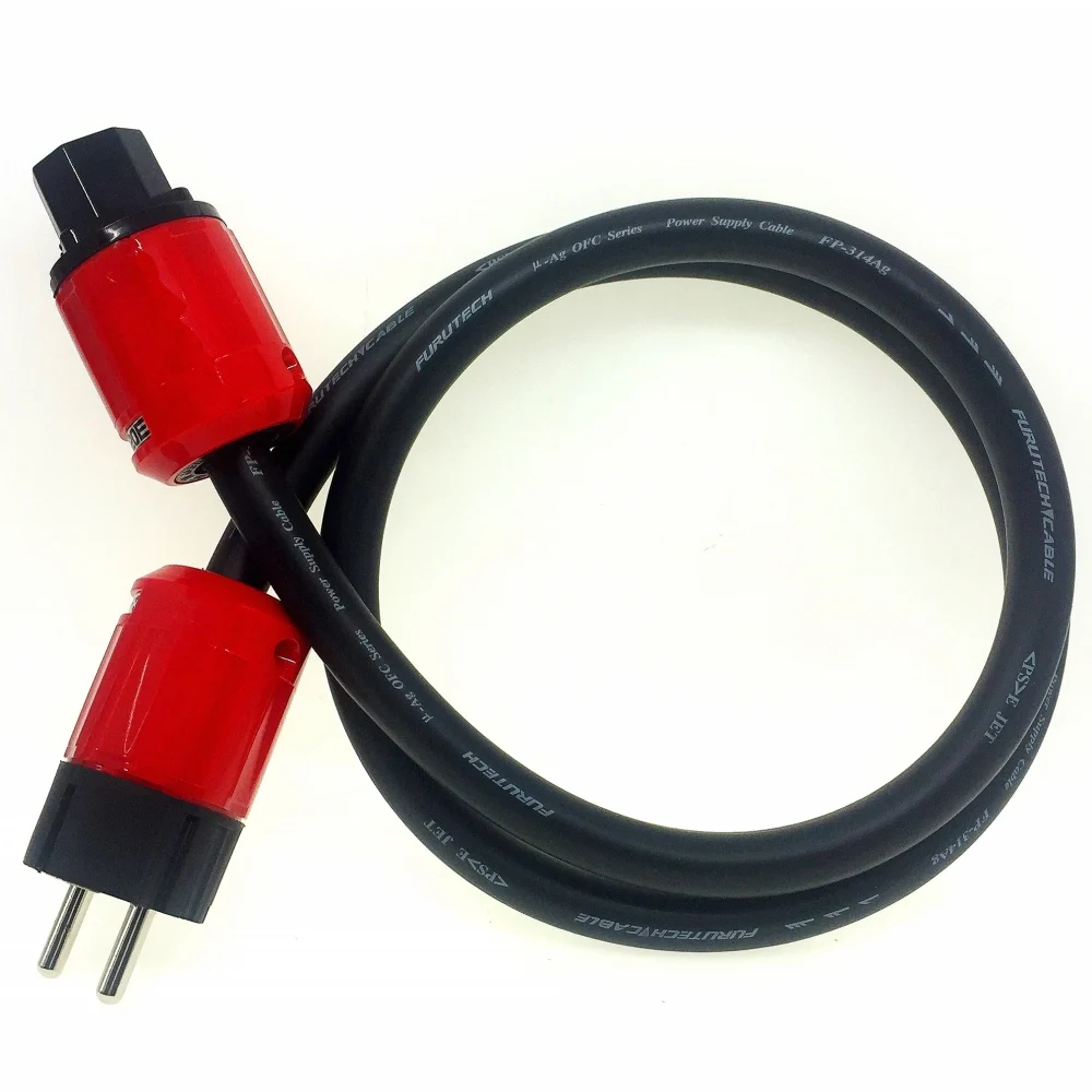 Кабель питания HIFI FURUTECH FP-314Ag шнур с европейской вилкой кабель переменного тока Hi-Fi