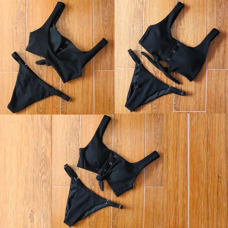 

2021 New Women's Sexy Sports Underwear Set Girl Sexy Bandage Corset Letter Push Up Bra+Thongs Panties Lingerie Summer Style