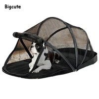 portable dog house cage for small dogs crate cat net tent for cats outside kennel foldable pet puppy anti mosquito net tents