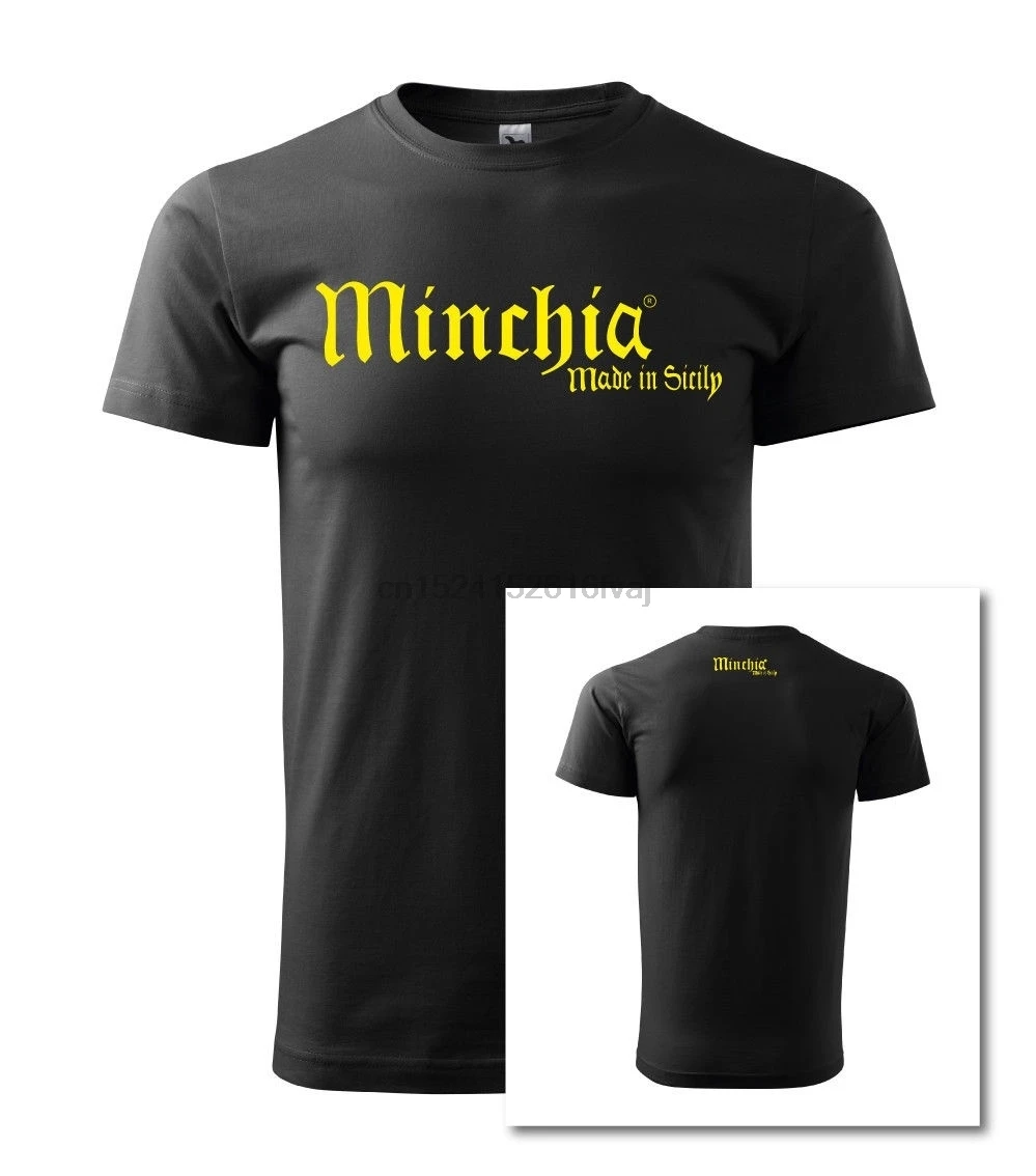 Uomo Minchia сделано в Сицилии Girocollo Maglia Maglietta Мужская футболка|Мужские футболки| |