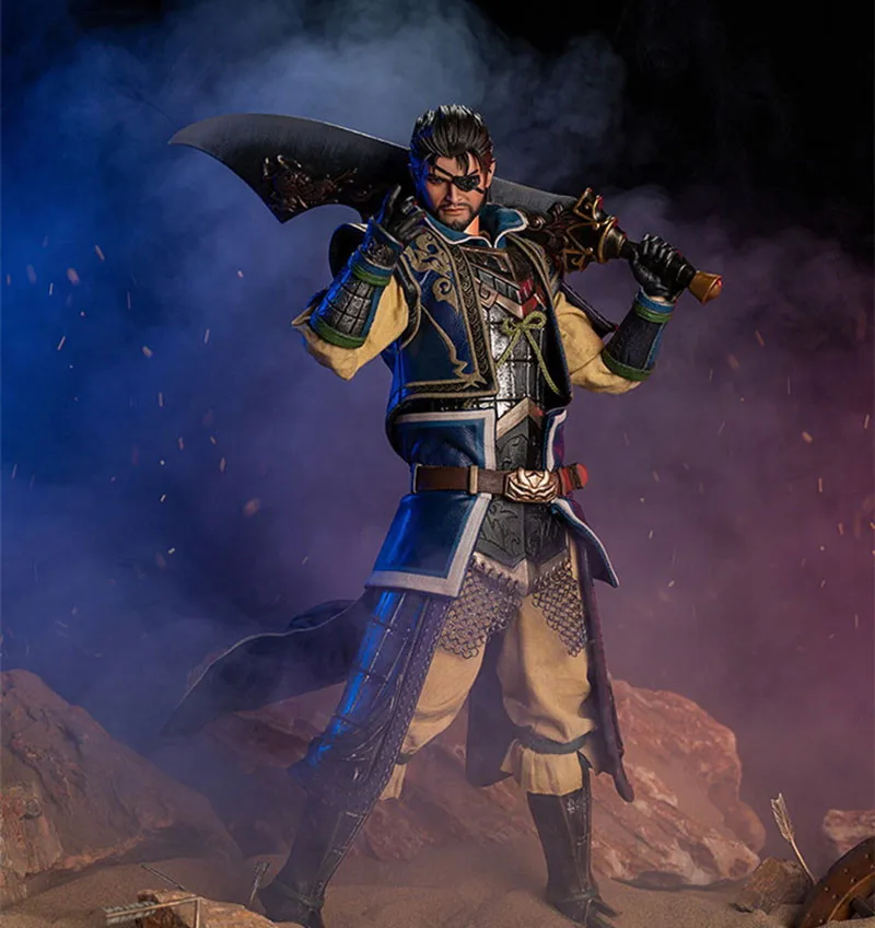 Для коллекции в масштабе 1/6 Мужские Династии воины 8 Xiahou Dun полный набор