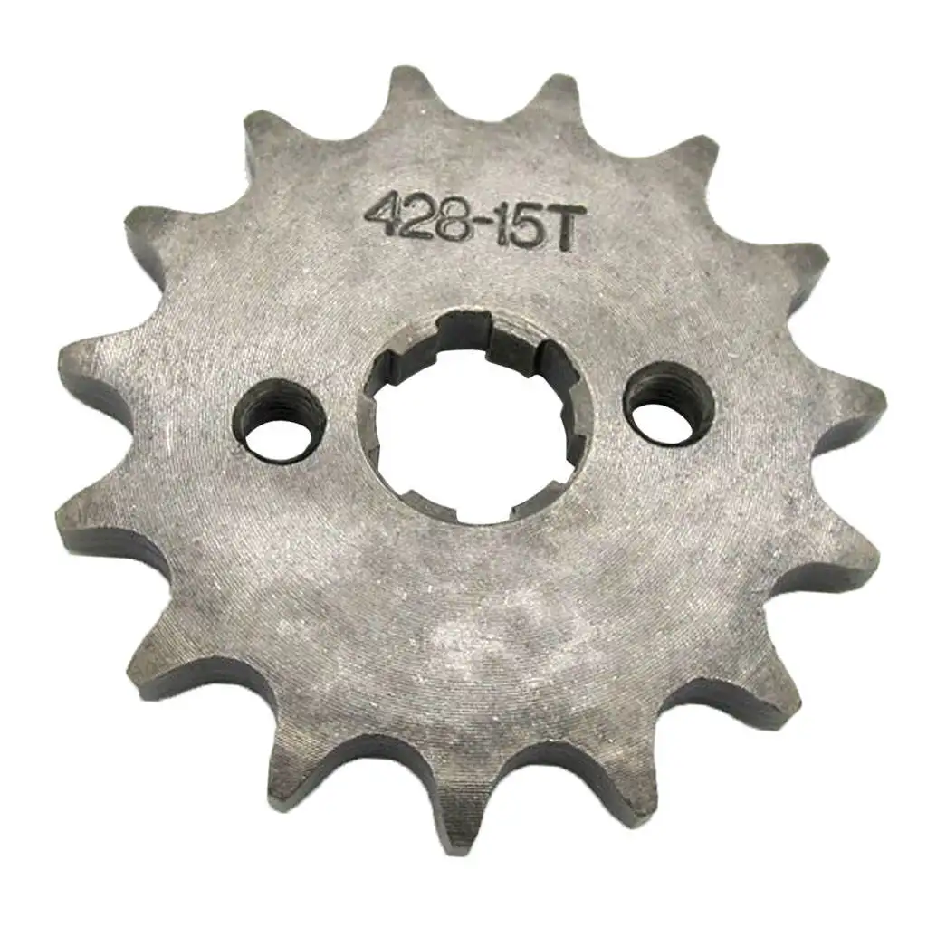 

Chain 428 15 Tooth Front Engine Sprocket Dirt Pit Bike ATV Moped 17mm Shaft