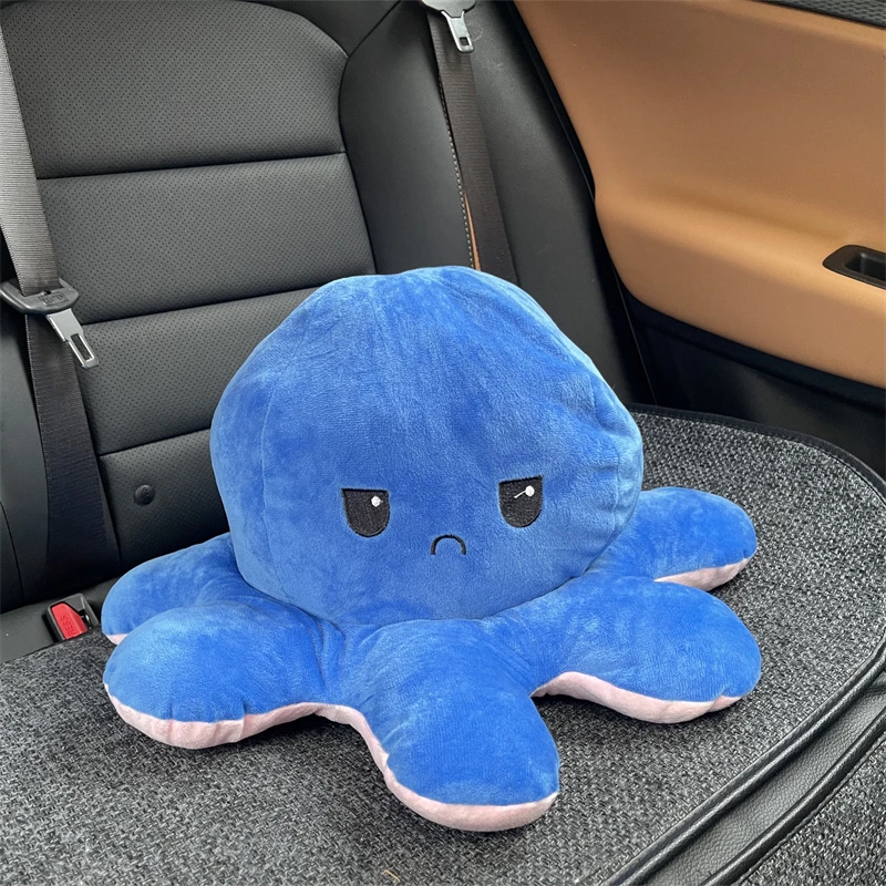 Для-baymaxs плюшевая игрушка-осьминог реверсиб настроение нетоксичный пулпо