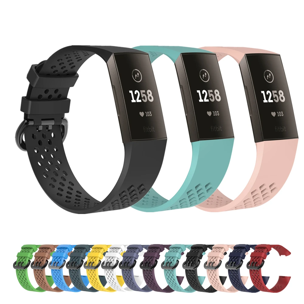 

Силиконовый спортивный ремешок для Fitbit Charge 3 Charge 4, мягкий ремешок для часов, сменный Браслет для Fitbit Charge 4SE Charge 3SE
