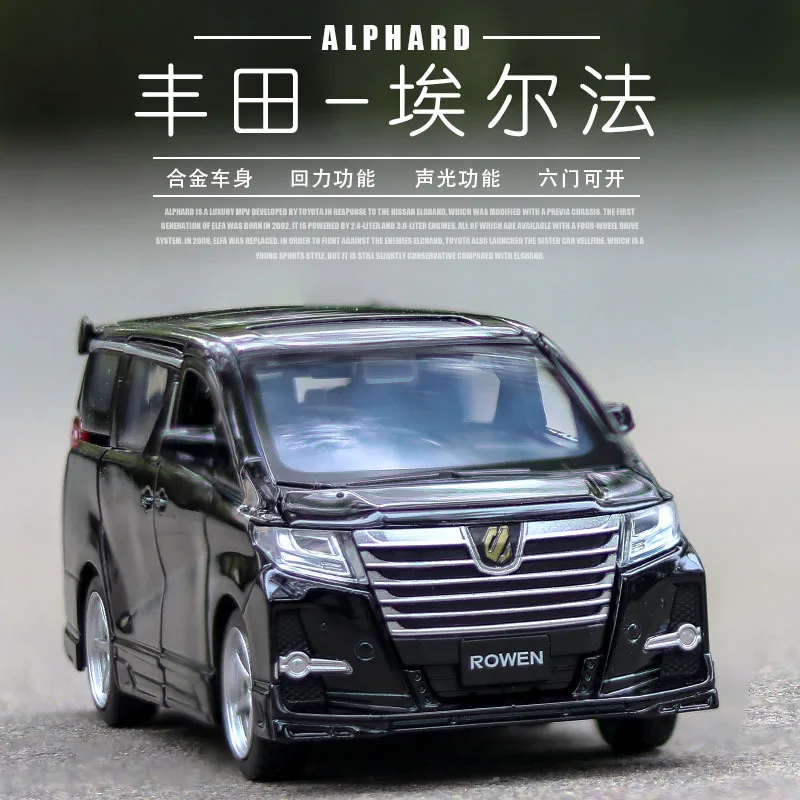 Коллекционная лимитированная модель автомобиля jackirijk 1/32 Toyota Alphard | Игрушки и