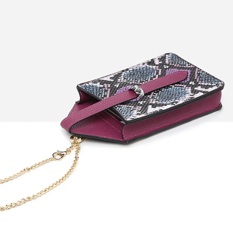 Модная Сумка-клатч с цепочкой маленькая сумка через плечо для женщин женские