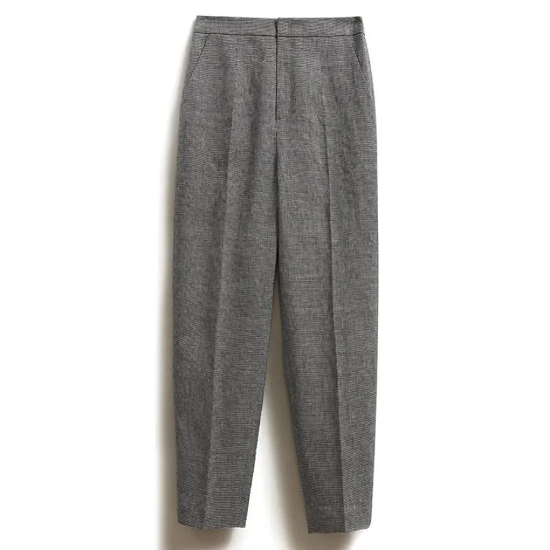 

Office Work Formal Pants Women High Waist Side Zipper Fashion Pencil Pants Casual Trousers Female Autumn Spring 2020 Plus Size