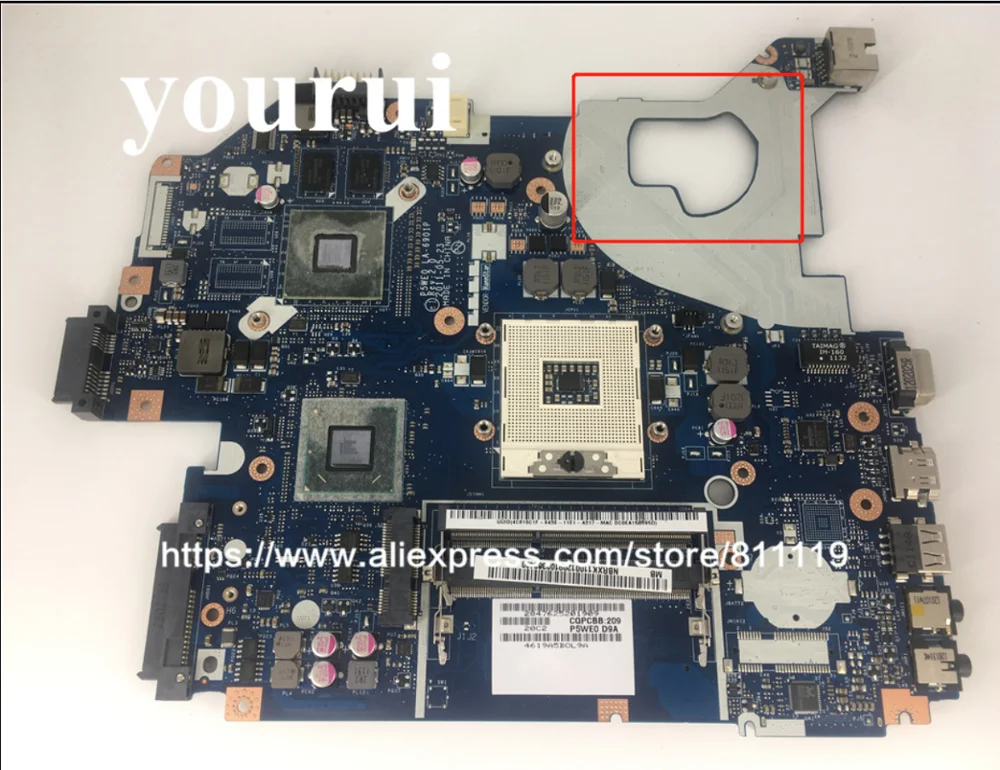 P5WE0 LA 6901P материнская плата для acer 5750 5750G 5755 ноутбука HM65 GT520M 1 ГБ оригинальный Тесты