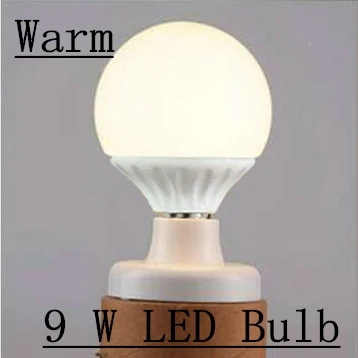 9w warm white bulb Скандинавский деревянный настенный светильник, современный скандинавский бра с выключателем для дома, светильник, ретро настенный светильник, Декор, лампа Эдисона, черный, белый, E27 - Цвет абажура: 9w warm white bulb