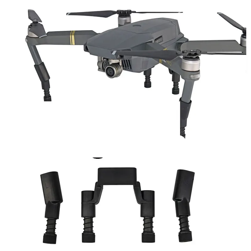 Landing Gear for DJI Mavic Pro Platinum Camera Protector Guard Heightened Shockproof Leg Soft Spring Extend Feet Accessories | Электроника