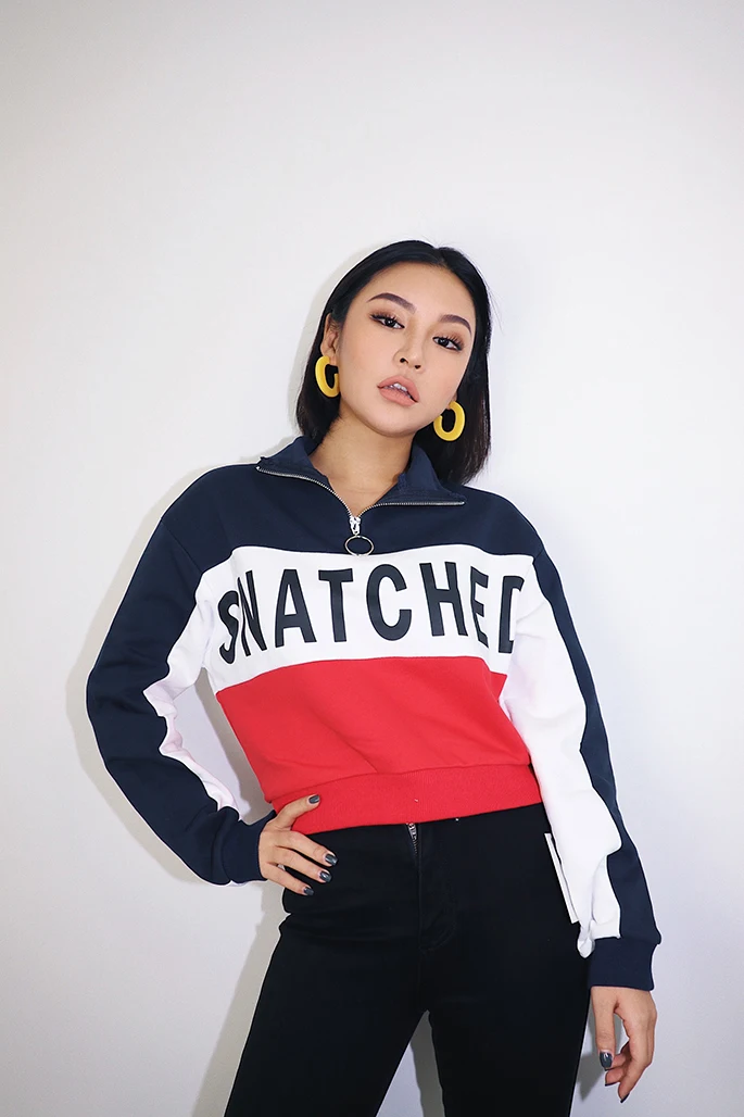 Новинка 2019 модная повседневная женская одежда свитшот с надписью Женская