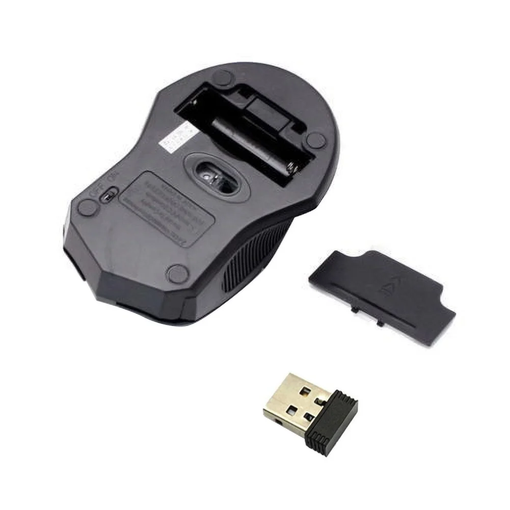 

USB Wireless Computer Mouse 2.4G Receiver Mouse For PC Laptop 1600 DPI Ergonomic Wireless Optical Mouse USB 2.0 Receiver